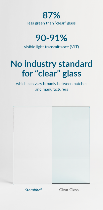 Starphire Ultra-Clear Glass. Accept No Substitutes
